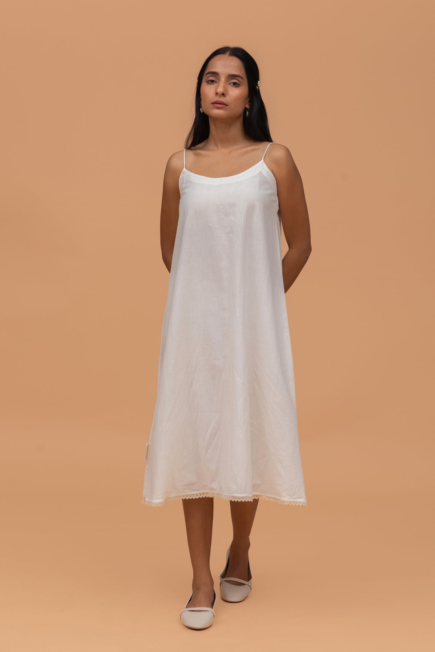 OFF WHITE COTTON KHADI ALL OCCASION INNER/SLIP