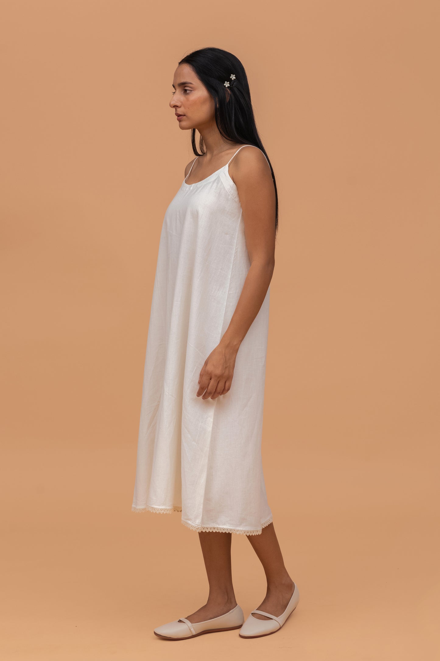 OFF WHITE COTTON KHADI ALL OCCASION INNER/SLIP